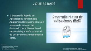 Modelo De Desarrollo Rapido De Aplicaciones Ppt