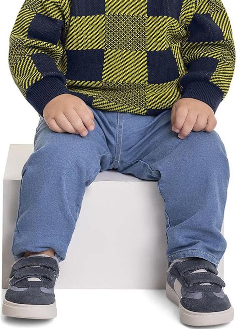 Calça Jeans para Bebê Menino Azul Quimby