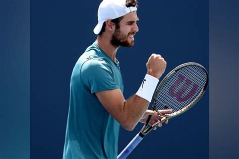 Miami Open Karen Khachanov Topples Stefanos Tsitsipas To Reach Quarter