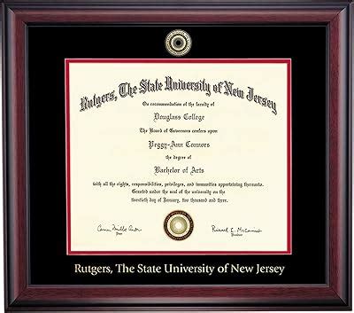 Amazon Ocm Diplomadisplay Traditional Frame For University Of