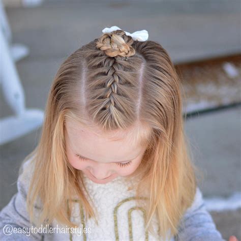 How to French Braid Toddler Hair - Video and Instructions