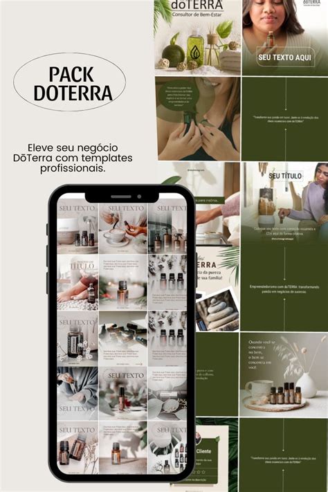 Pack Canva Leos Essenciais Doterra Packing Design