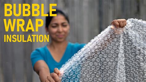 Bubble Wrap Home Insulation Isobooster Youtube