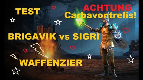 Drakensang Online Test Waffenzier Brigavik Vs Sigri YouTube