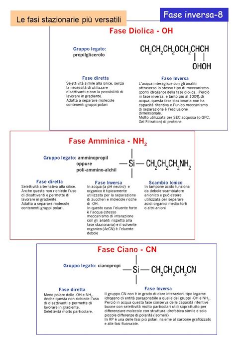 Fase Diretta 1 Tecniche Di Separazione E Tipi Di Fasi In Cromatografia