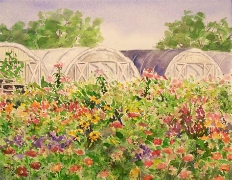 Watercolor Field Of Flowers at GetDrawings | Free download