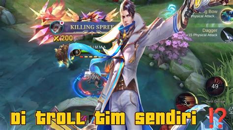 Di Troll Tim Sendiri Pake Retri Top Global Granger Mobile Legends