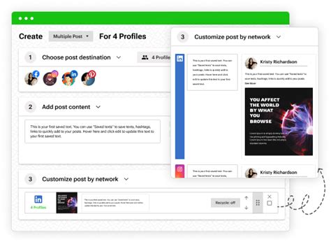create compose customize  preview  posts