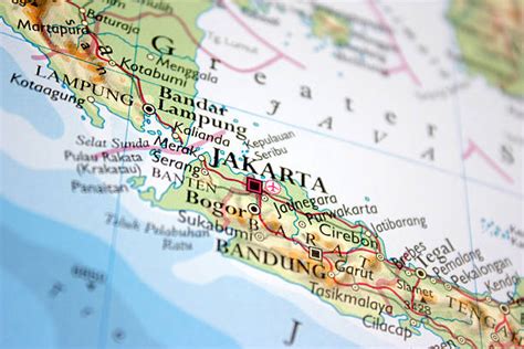 jakarta map stock  pictures royalty  images istock