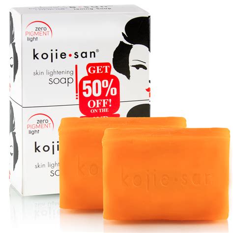 Kojie San Kojic Acid Skin Whitening And Lightening Soap Review Sale