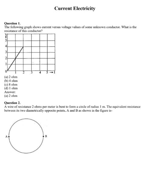 Samacheer Kalvi Th Physics Solutions Chapter Current Electricity