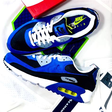 Giày Nike Air Max 90 Blue Dm0029 001 Authentic Shoes