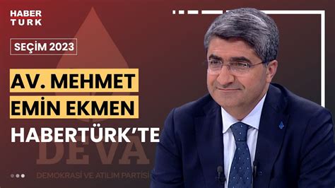 DEVA Partisi Genel Başkan Yardımcısı Mehmet Emin Ekmen soruları