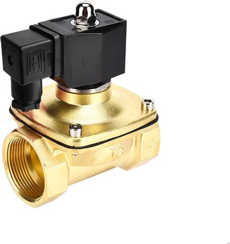 1 1 2 Solenoid Valve Dc 12v Ip65 Waterproof Normally Closed Dn40 Brass Solenoid Valve