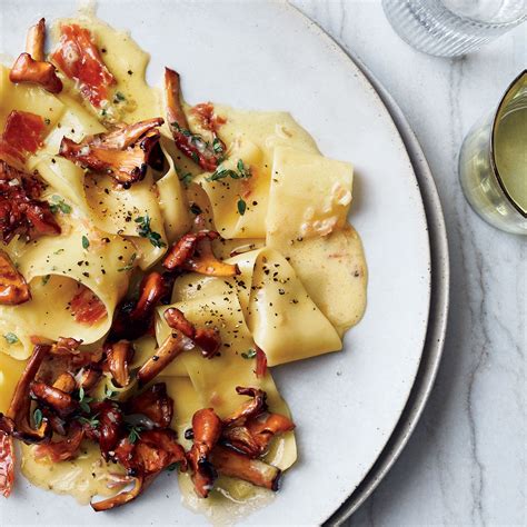 Pasta With Mushrooms And Prosciutto Recipe Epicurious