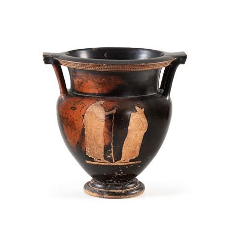 An Attic Red Figured Column Krater Attributed To The Tyszkiewicz