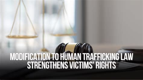 Modification To Human Trafficking Law Strengthens Victims Rights — Nc Political News