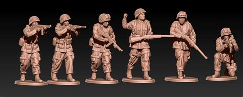 Ww2 Us Paratroopers Wargaming3D