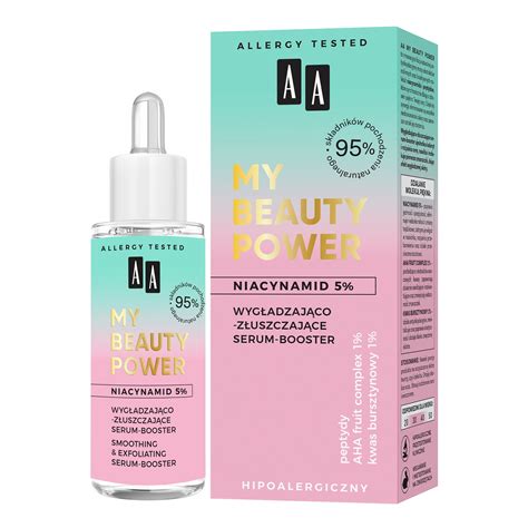 SERUM BOOSTER DO TWARZY NIACYNAMID 5 KWAS BURSZTYNOWY AA MY BEAUTY