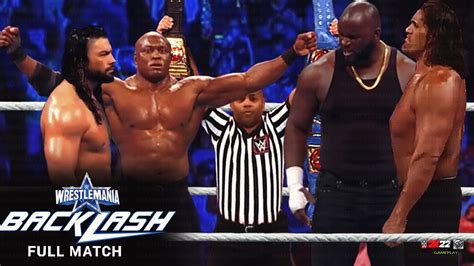 Full Match Roman Reigns Vs Omos Vs Bobby Lashley Vs The Great