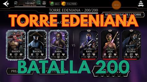 LA Ultima BATALLA 200 TORRE EDENIANA Mk Mobile YouTube