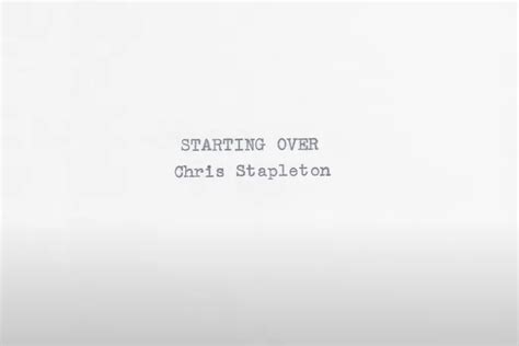 Kentucky Native, Chris Stapleton, Releases New Album 'Starting Over' - KY Supply Co