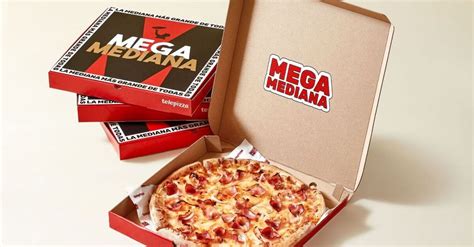 Telepizza Lanza La Megamediana La Pizza Mediana M S Grande Del