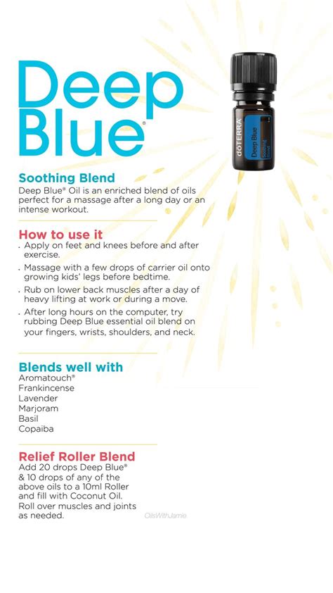 Deep Blue Soothing Blend Doterra Bogo Week Essential Oils For Skin