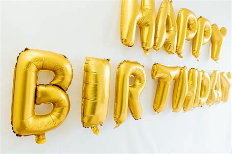 Buy Large Foil Balloon With 13 Alphabets Letter Displaying Happy