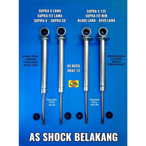 Jual As Shock Shock Skok Belakang Sepasang Motor Honda Supra X