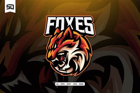 Fox Mascot Logo Design by sandewo on Envato Elements