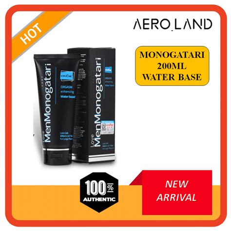 200ML Monogatari Sex Lubricant For Men Anus Lubrication Minyak Pelincir