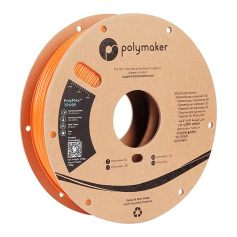 Polymaker Polyflex Tpu 95a 175 Mm 750g Orange Kaufen Früher