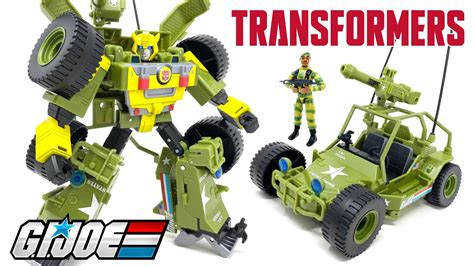 Transformers X G I Joe Mash Up Bumblebee A W E Striker Review Youtube