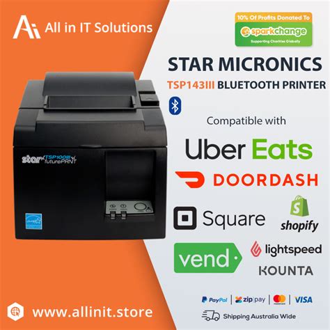 Door Dash Ubereats Compatible Receipt Printer Star Micronics