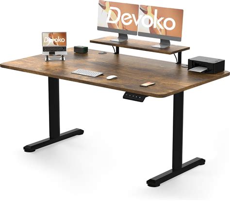 Devoko Höhenverstellbarer Schreibtisch Elektrisch 16070cm Con Soporte