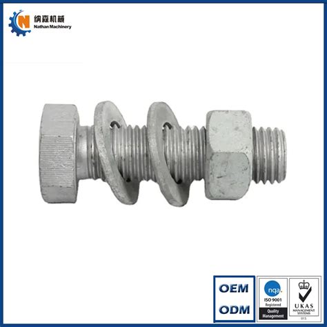 Custom Service Hardware Fastener Bolt Hot DIP Galvanized Heavy Duty