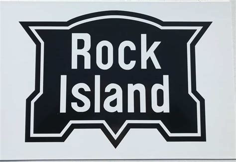 Rock Island (black) Sign - Cardinal Sign & Graphics