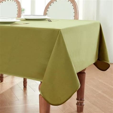 Nappe Rectangulaire En Satin Imperméable Nappe En Velours Antitâches