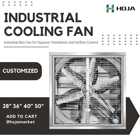 Industrial Box Fan For Superior Ventilation And Airflow Control