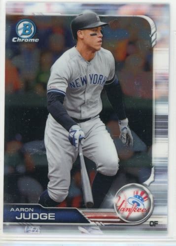 Bowman Chrome Aaron Judge New York Yankees Ebay