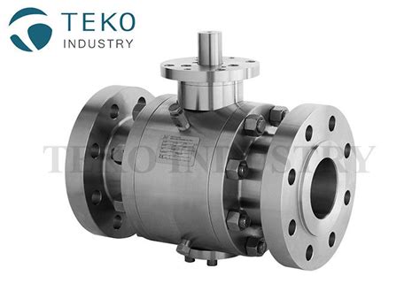 Api D Stainless Steel Trunnion Isolation Ball Valve Flange Type Fire Proof