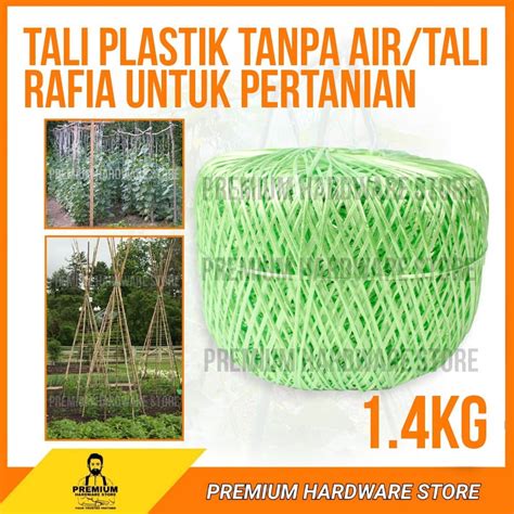 PREMIUM Raffia String 1 4KG Plastic Nylon String Rope Tali Plastik