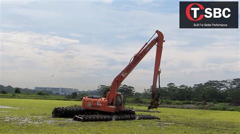 Tsbc Doosan Amphibious Excavator For Dx A Video Dailymotion