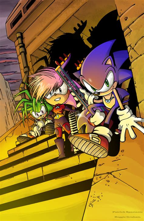 Sonic Underground Colouring by Ziggyfin on DeviantArt