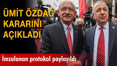 Zafer Partisi Genel Başkanı Ümit Özdağ kararını açıkladı