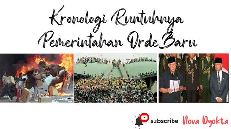 Kronologi Runtuhnya Pemerintahan Orde Baru YouTube