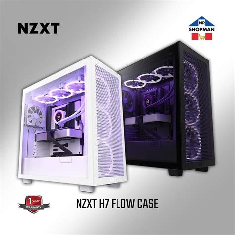 Nzxt H Flow Atx Mid Tower Airflow Mesh Case Shopee Philippines