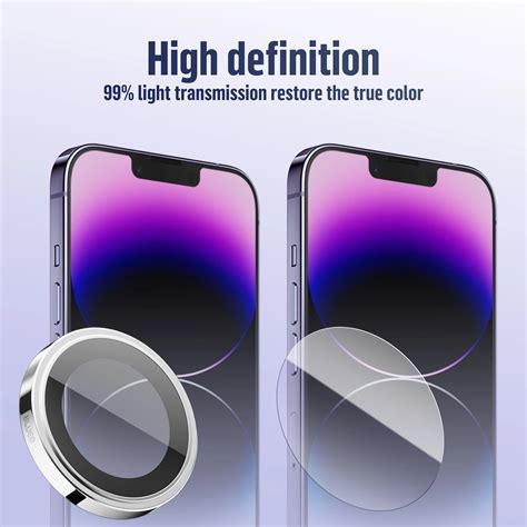 Blueo Pvd Stainless Steel Camera Lens Protector For Iphone Pro Max