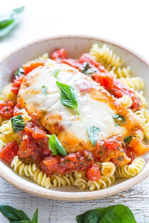 Tomato Basil And Mozzarella Chicken Averie Cooks